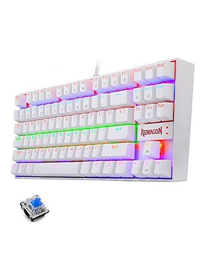 Buy K552 Rainbow Mechanical Gaming Keyboard Blue Switch 87 Key Tkl Design in Egypt
