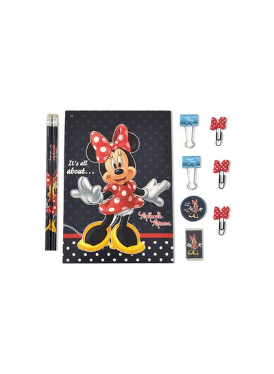 Buy Minnie Stationery Set 10Pcs Multicolour in UAE