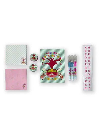 Buy Stationery Set 10Pcs Pink/Multicolour in UAE