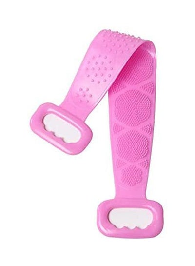 Buy Silicone Loofah For Bathing And Exfoliating The Body Pink 60cm in Egypt