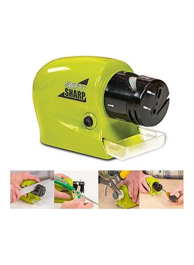 Buy Cordless Motorized Knife Sharpener Green in UAE