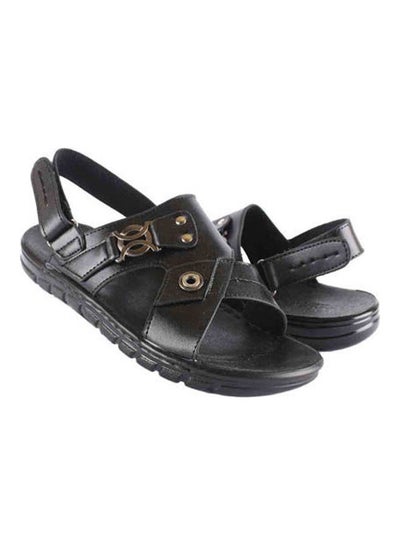 اشتري Velcro Casual Sandals Black في مصر