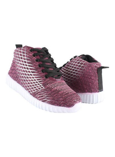 Buy Lace-Up Casual Boot Red in Egypt