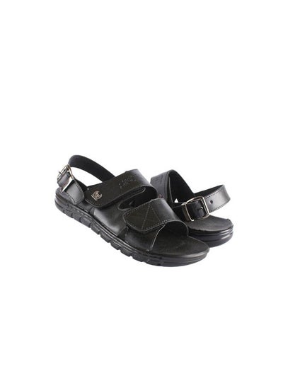 Buy Casual Basic Velcro Sandal Black in Egypt