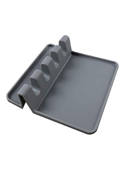 اشتري Large 4 Slot Silicone Spoon Holder Kitchen Shelf Suitable For Various Tableware Such As Spoon Racks Multicolour في مصر