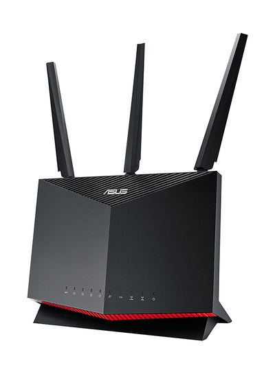 Buy RT-AX86S AX5700 Dual Band WiFi 6 Gaming Router, PS5 Compatible, Mobile Game Mode, Lifetime Free Internet Security, Mesh WiFi Support, 1G Port, Gaming Port, Adaptive QoS, Port Forwarding Black in Saudi Arabia