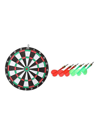 اشتري Dart Board Game With 6 Dart 38سم في الامارات