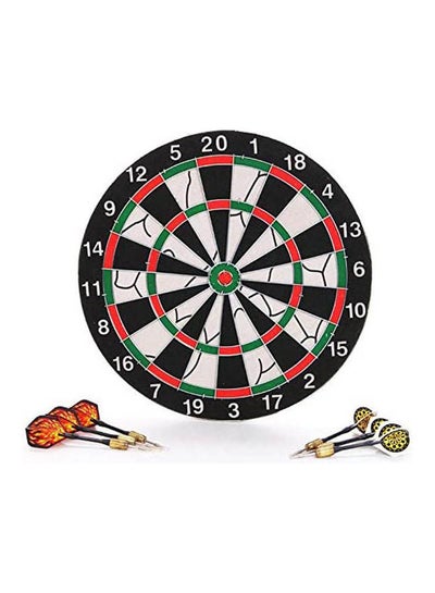 Buy Dart Game Set With 6 Darts And Board in UAE