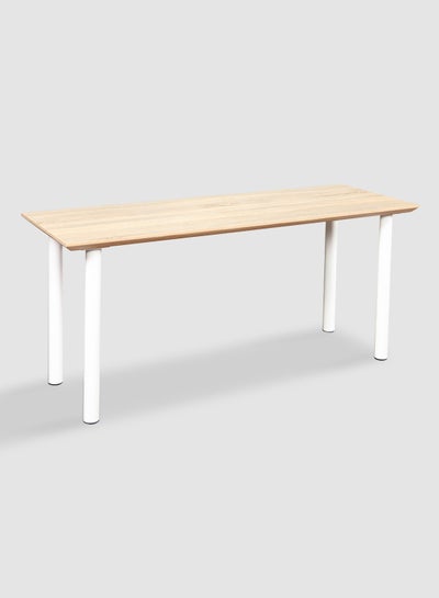 اشتري Office Desk Computer Table Or Study Table -  Home Office For Laptop Table - Beige/white 1400*490*650mm في السعودية