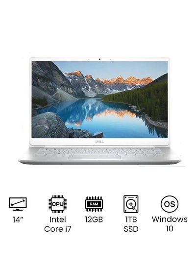 Buy Inspiron 14 Laptop With 14-Inch Full HD Display, Core i7 Processer/12GB RAM/1TB SSD/2GB Nvidia Graphics/Windows 10 /International Version English Silver in UAE