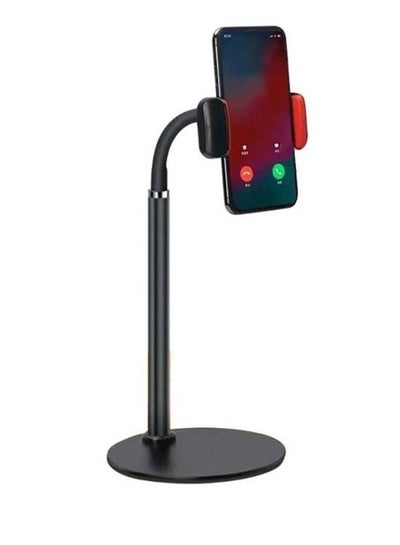 Buy Universal Adjustable Stand for Smartphones/Tablets/Desktops Black in UAE