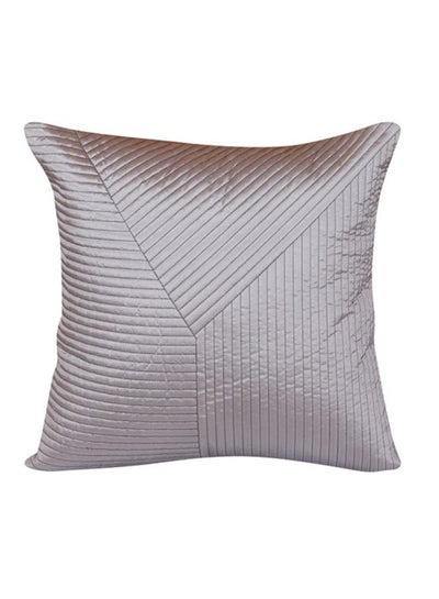 اشتري Square Shaped Decorative Cushion Cover رمادي فاتح 40X40سم في السعودية