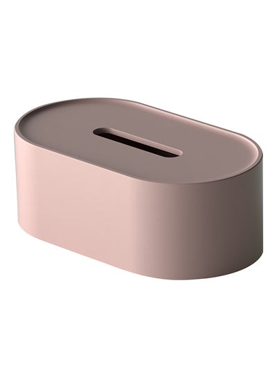 Buy Portable Tissue Box Pink 22.5 x 12.5 x 8cm in Saudi Arabia