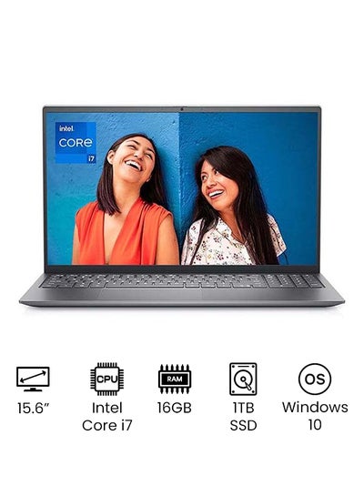 Buy Inspiron 15 5510 Professional Laptop With 15.6 Inch Full HD Display, 11th Gen Core i7-11370H Processor/16GB RAM/1TB SSD/Intel Iris/Iris Plus Graphics/Windows 10 /International Version/ English/Arabic Platinum in UAE
