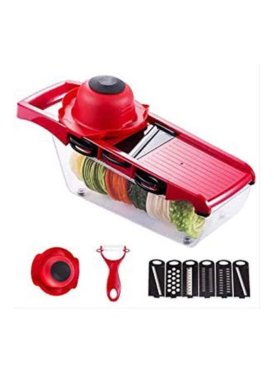 Buy Vegetable Chopper Slicer Cutter Red in Egypt