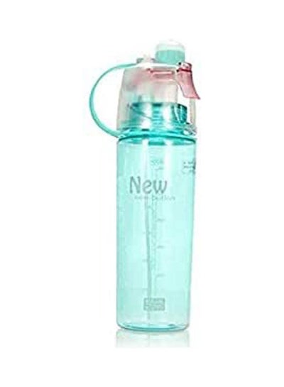 Buy Water Bottle With Spray Blue 600ml in Egypt