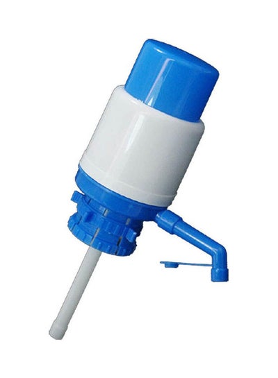 Buy Drinking Water Manual Pump White Blue 18x10cm in Egypt