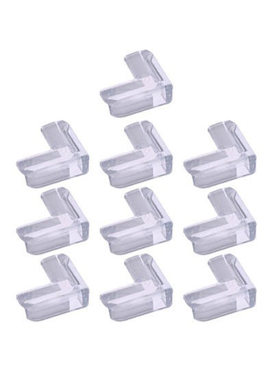 Buy 10-Piece Child Premium Impact Absorbing Baby Safety Transparent Edge Guard in UAE