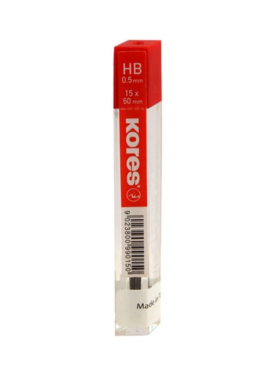 Buy KORES Mechanical Pencil Leads, HB 0,5mm NO:99015 Black in Egypt