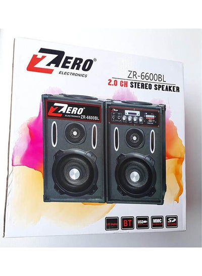 Buy Wired & Wireless Speakers ZR-6600 Black in Egypt