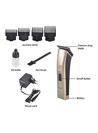 Buy Km-5017 Rechargeable Hair Trimmer Gold in Egypt
