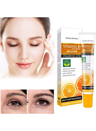 Buy Beauty Eye Whitening Cream Anti Wrinkle Ageing Vitamin С Organic Multicolour 25ml in Egypt