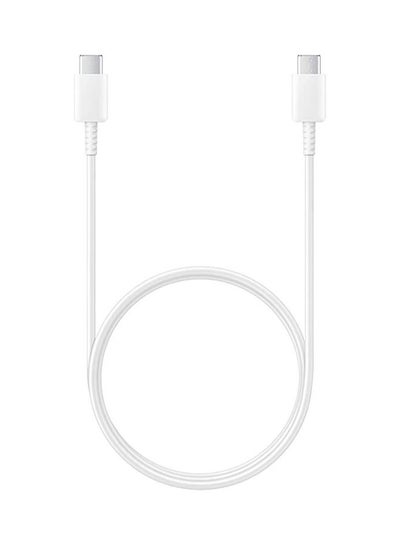 Buy 3A USB-C to USB-C cable (1.8m) White in UAE