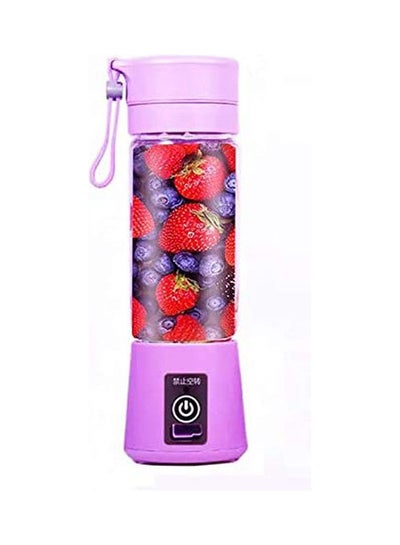 Buy Outdoor Portable Usb Mini Electric Fruit Juicer Handheld Smoothie Maker Blender Juice 7P5WYYL1 Pink in Egypt