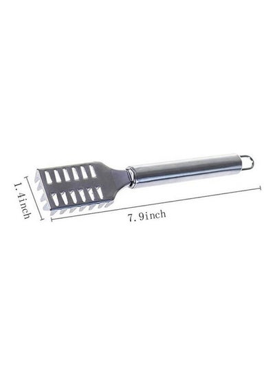 Buy Fish Skin Brush Sc Fishing Scale Brush Graters Fast Remove Fish Knife Cleaning Peeler Scaler Sc Kitchen Tools Silver 20.7x14.8x2.4cm in Egypt