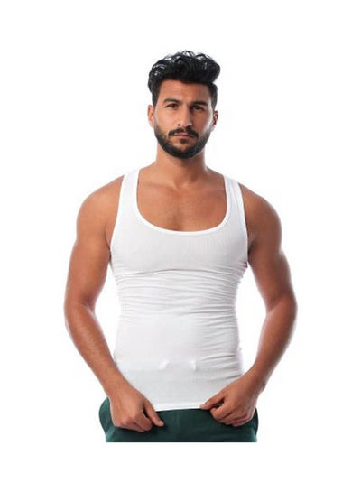 Buy Undershirts Cotton Stretch White in Egypt