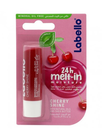Buy LABELLO Lip Care, Moisturizing Lip Balm, Cherry Shine, 4.8g in UAE