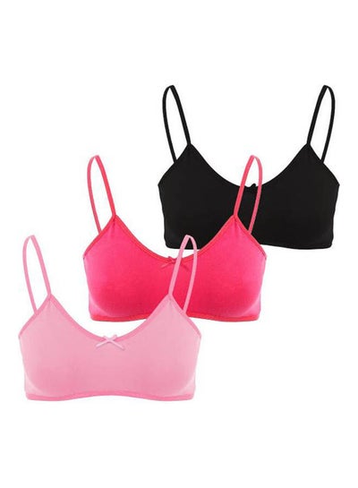 Buy Bundle Of (3) - Cotton Bra - For Women Multicolour in Egypt