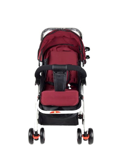 Buy Stylish Foldable Adjustable Backrest Comfortable Recline Seat Canopy Stroller For Kids in Saudi Arabia