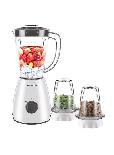 Buy Blender Smoothie Maker With Grinder Mill, Chopper Mill, Ice Crush Function 2 L 400 W BLP10.C0WH White/Clear in Egypt