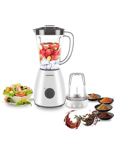 Buy Blender Smoothie Maker With Multi Mill (Grinder/Chopper), Ice Crush Function 1.5 L 400.0 W BLP10.A0WH White/Grey/Clear in Egypt