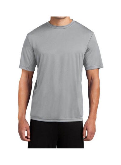 اشتري Quick Dry Breathable Athletic Shirt Grey في مصر