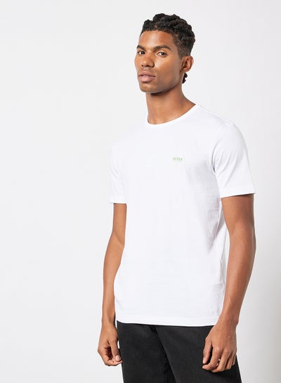 Buy Logo Print T-Shirt White in UAE