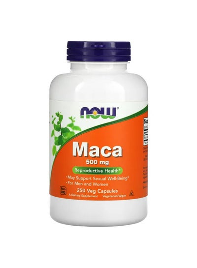 اشتري Maca Dietary Supplement - 250 Veg Capsules 500 Mg في الامارات