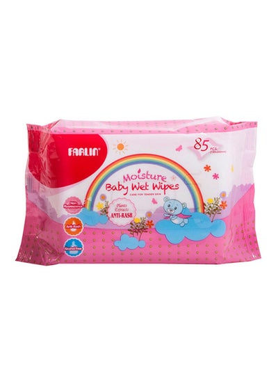 Buy Compact and Lightweight Extra Gentle Anti Rash Baby Wet Wipes, 85 Sheets in Saudi Arabia