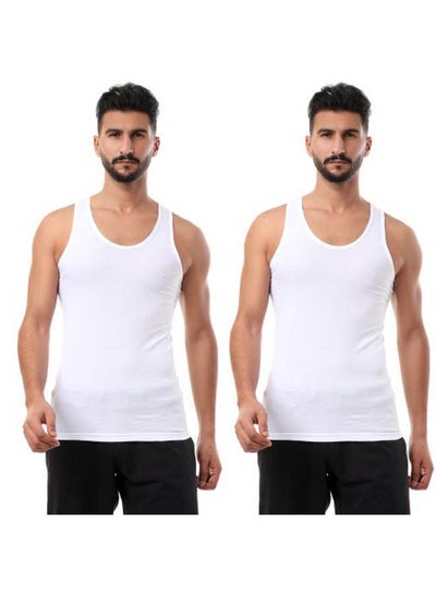 Buy Bundle OF 2  Cotton Undershirt White in Egypt