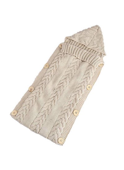 اشتري Knitted Swaddle Winter Soft Baby Sleeping Bag في الامارات