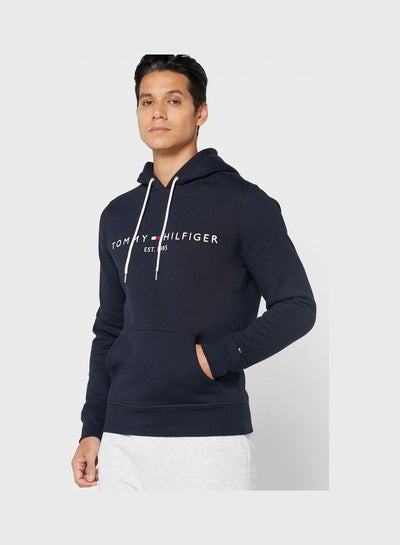 اشتري Men Logo Hoodie Blue في الامارات