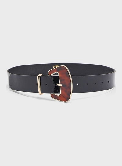 اشتري Allocated Hole Belt Black في السعودية