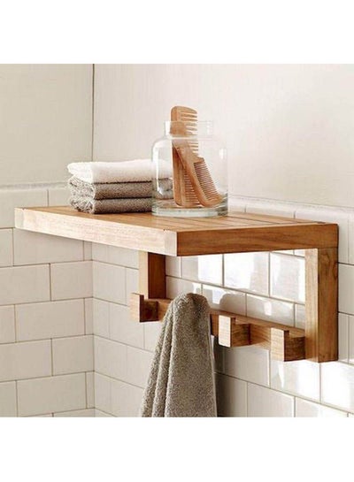 اشتري Decorative Rack For Towels Beige 30 X 30 X 55cm في مصر