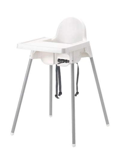Buy 4-In-1 Multifunctional Elevated High Chair With Dining Tray And Safety Seat Belt For Children in Saudi Arabia