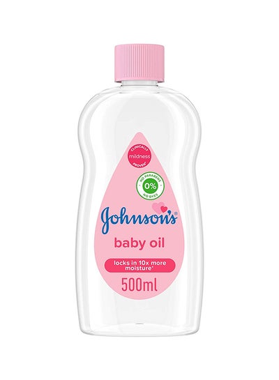 Buy Clinically Proven Baby Oil With 10x More Moisture With No Parabens - 500ml in UAE