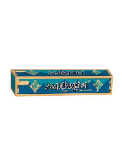 Buy Sapthagiri 3-In-1 Flora Agarbathi Incense Brown 120grams in UAE