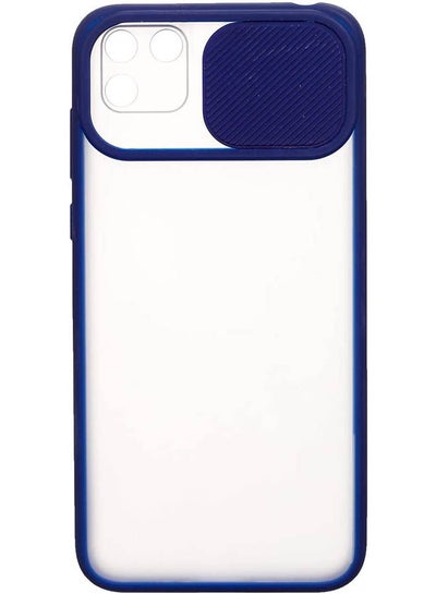 Buy Back Cover With Case For Camera Lens For Huawei Y5P Blue in Egypt