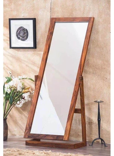 Buy decorative standing mirror Brown in Egypt
