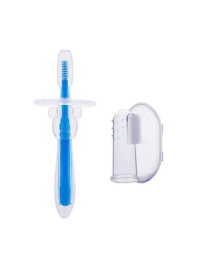 اشتري مجموعة فرشاة أسنان ناعمة من السيليكون الآمنة لأطفالك في السعودية